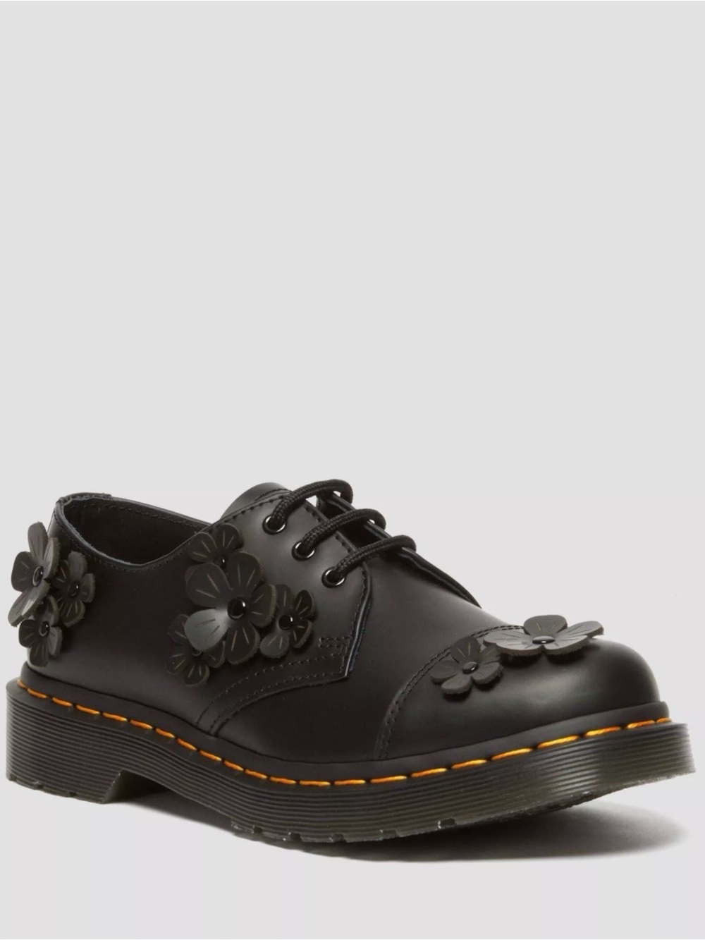 Dr Martens Floral Appliqué Lace-Up 1461 Oxford Shoes